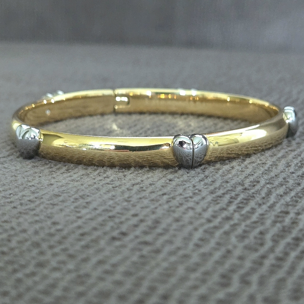 Kate Spade Gold💛 "Heartful" Hinged Bracelet - NWT - Picture 5 of 16